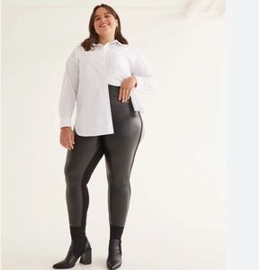 Penningtons | Black Highrise Faux Leather Leggings